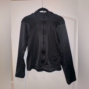 Columbia Titanium Full Zip Hooded Jacket Womens Medium Black 0134